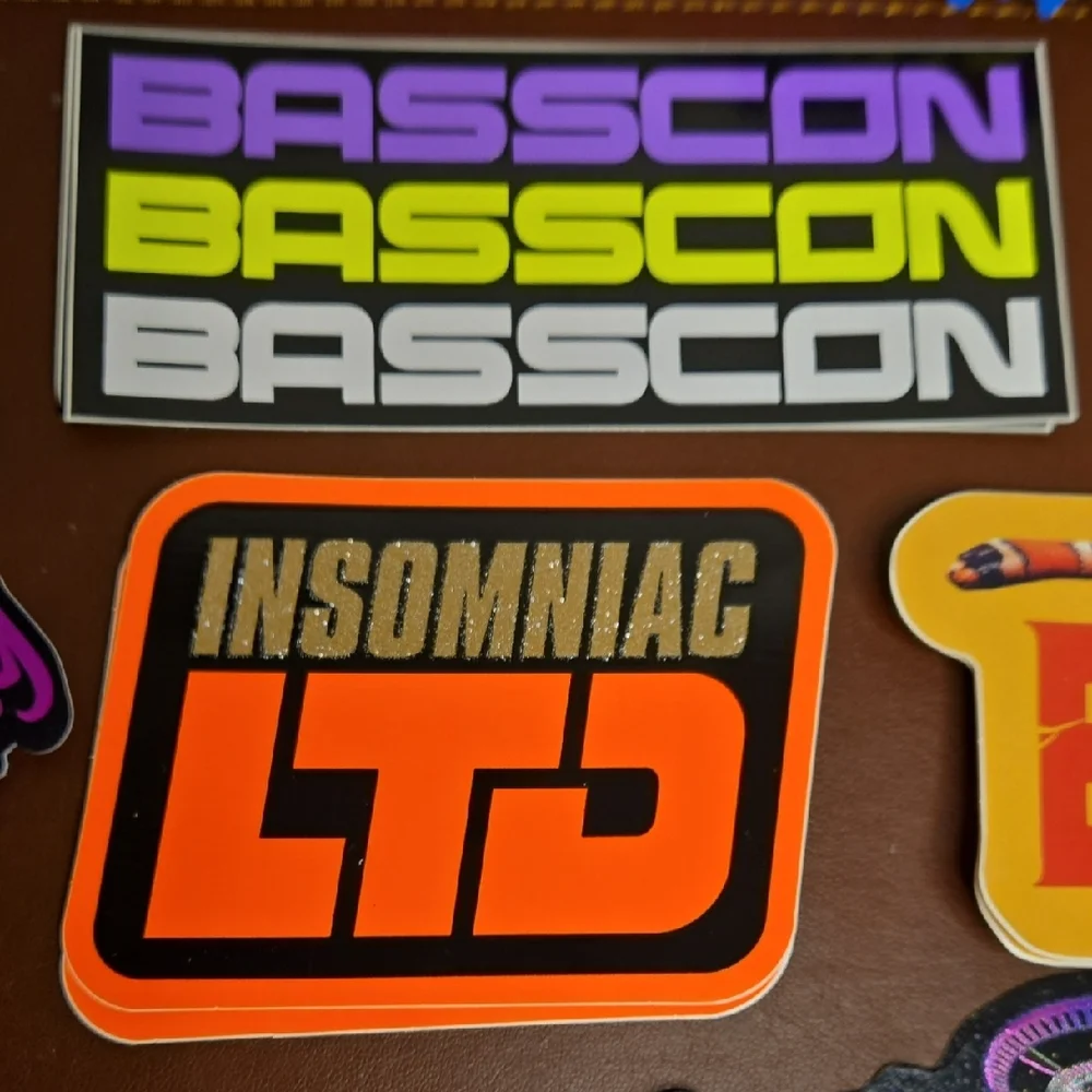 Insomniac EDC Sticker Pins And Key Chain Collection - Multicolor